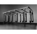 ALPHA BAG RACK, 9X18, 12 BAG