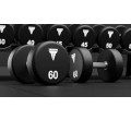 Urethane Dumbbell, 57.5KG, Throwdown, Black