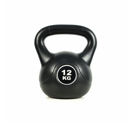 KETTLEBELL - EASY FITNESS (BLACK) 12 kg