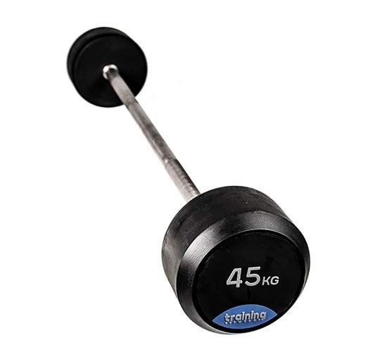 RUBBER GYM DELUXE BARBELL 45kg