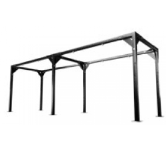 Freestanding Bag Rack, 6x24, Standard