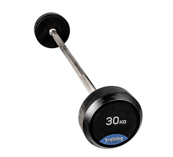 RUBBER GYM DELUXE BARBELL 30kg