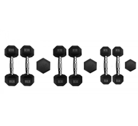 HIIT HEX DUMBBELLS - HIIT HEX DUMBBELLS, 20KG