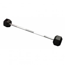 RUBBER HEX BARBELL 10kg