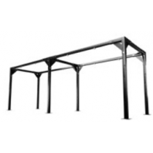 Freestanding Bag Rack, 6x24, Standard