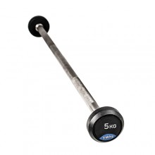 RUBBER GYM DELUXE BARBELL 5kg