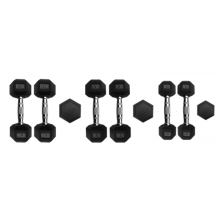HIIT HEX DUMBBELLS - HIIT HEX DUMBBELLS,12.5 KG