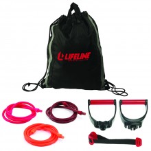 Lifeline USA Zestaw Gum Oporowych  Lifeline USA Variable Resistance Training Kit PLUS (54,43kg)