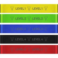 MINI RESISTANCE BAND SET, LEVEL 2 (5pcs)